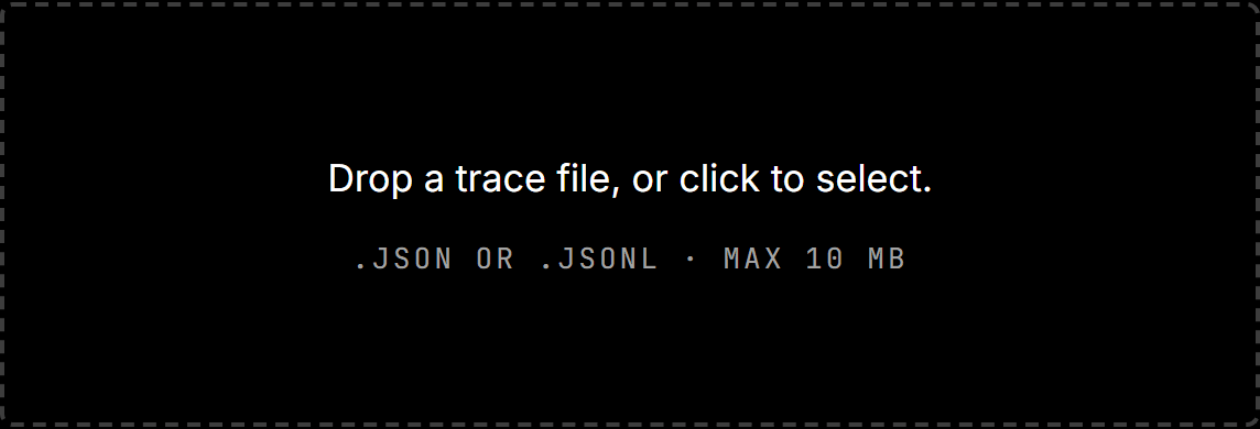 Drop a trace. No account.